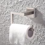 Stainless Steel Towel Ring Rack Tissue Paper Holder Wall Mounted Bathroom