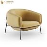 Buy cheap Single Nordic Modern Leisure Chair PU Leather 96cm Length For Living Room from wholesalers