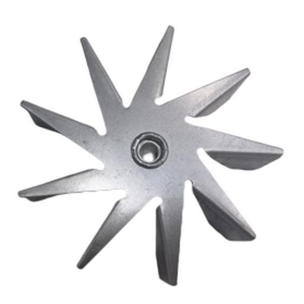 Buy cheap 114mm Diameter Fireplace Fan 9 Blades Galvanized Sheet For Pellet Stove from wholesalers