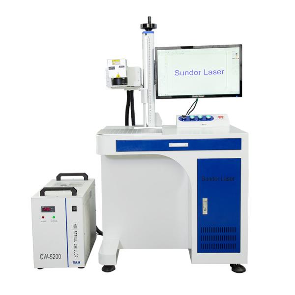 Buy cheap 3W 5W Sundor UV Laser Marking Machine For Glass Sunglasses Bottle from wholesalers
