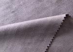 Solid Dyed Weft Stretch Micro Suede Polyester Fabric For Garment