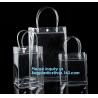 Buy cheap Customized PP/PVC/PETclear plastic gift bag, Reusable Single bottle wine bag Pvc wine bottle gift bag, plastic transpare from wholesalers