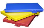Powder Coated Aluminum Sheet , Metal Curtain Wall 1100H24/3003h24 Stable