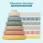 Multicolor Durable Educational Sensory Toys , Multifunctional Baby Chew Toys