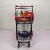 Buy cheap Customizable Portable Grocery Store Cart 60Kgs Loading Capacity Shopping Trolley Cart from wholesalers