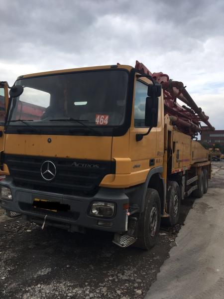 Buy cheap Energy Saving Yellow Color Used Concrete Pump 48m 52m 2016 Year High Performance from wholesalers