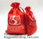 Customized Satin Lingerie Sock Packaging Bag,Colorful Satin Bag For Hair