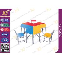 Buy cheap Metal Frame MDF Student Desk And Chair Set For Training Room Powder Coated product