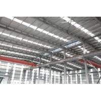Buy cheap Corrugated / Sandwich Panel Steel Shed Construction With Windows Customizable product