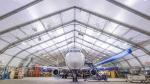 Industrial Metal Aircraft Hangars Metallic Construction Prefab Steel Frame