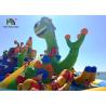 Buy cheap Amazing Cartoon Monster Plato PVC Blow Up Water Slide With 15m Dia Pool from wholesalers