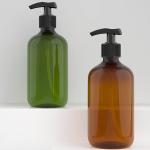 PET Plastic Cosmetic Tubes 300ML / 500ML With Pump