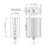 Buy cheap 100Watt / 200Watt Black Industrial Electric Heaters Large Convection Surface IP65 230-240VAC/110-120VAC from wholesalers