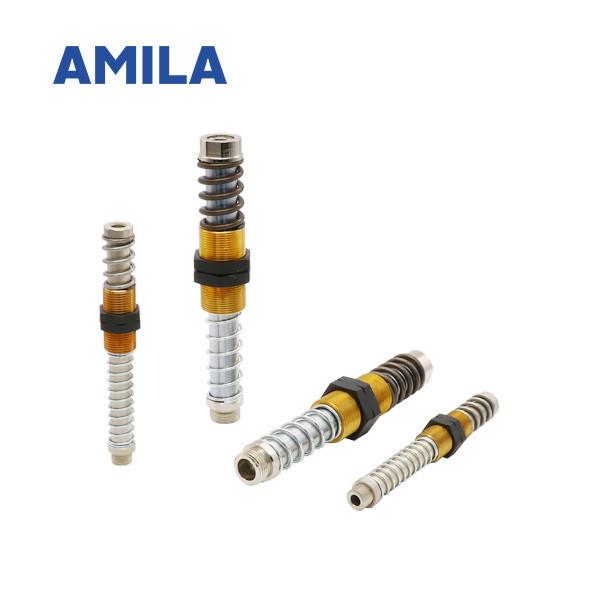 Maintenance Free Vacuum Cup Fittings , Threaded Spring Plunger For Heavy Duty