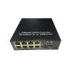 Buy cheap 8 Ethernet Fiber Optic Media Converter Simplex SC Port Black Color from wholesalers