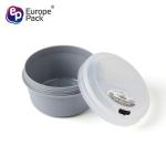 Round mini lunch box refrigerator crisper kitchen bento box plastic PP storage
