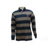 Buy cheap Colorful Mens Long Sleeve Striped Polo Shirts , 2 Piece Collar Mens Knitted Polo Tops from wholesalers