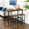Buy cheap Bar Stools Set, Industrial Bar Stool, Set of 2 Bar Stools, Kitchen Bar Chair, Dining Room Furniture, LBC65X from wholesalers
