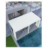 Buy cheap Outdoor Villa Pergola Motorized Louver With LED Lighting from wholesalers