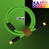 Buy cheap 0.236 Inch Outer Diameter USB 3.1 Type C Charge Cable PD 100W Charging for Cell Phones Laptops Tablets from wholesalers