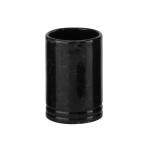 Square Marble Print Ceramic Bathroom Accessories Set Black Hand Soap Dispenser