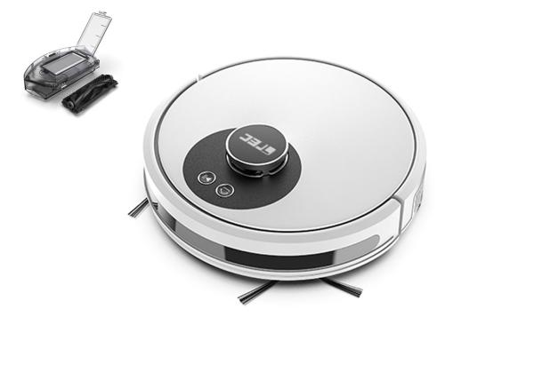 Buy cheap low noise Wifi Robot Vacuum LDS Laser SLAM Real Time Mapping 3200MAH Battery from wholesalers