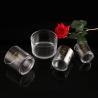 Buy cheap 200ml 300ml Glass Candle Jars with Metal Lid Luxury Glossy Internal Painting Black White from wholesalers