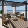 Buy cheap Modern Aluminium Garden Pergola Soundproof Outdoor Aluminum Gazebo Lightweight from wholesalers