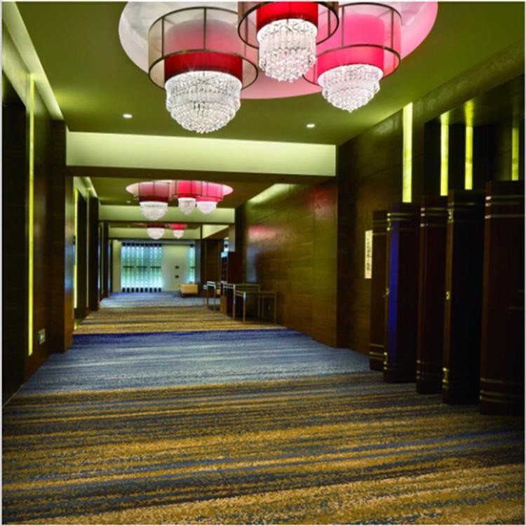 China factory printed Axminster material Hallway carpet for hotel