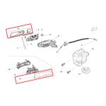 Car Door Handle Cover Decoration Plate For Lamborghini Gallardo lp560 OEM