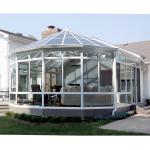 Modern Glass Sunroom Transparent Glass Aluminum Frame Sunroom Heat Insulation