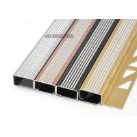 Buy cheap 2 Inch Stair Nosing Standard In Stainless Steel Nonslip 1.5mm Thickness product
