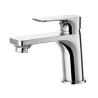Buy cheap 35mm Ceramic Cartridge Wash Basin Faucet Chrome Bathroom Sink Taps Anti Rust from wholesalers