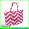 Buy cheap LUDA 2016 fasion women's straw chevron striped shopper beach tote Bag from wholesalers