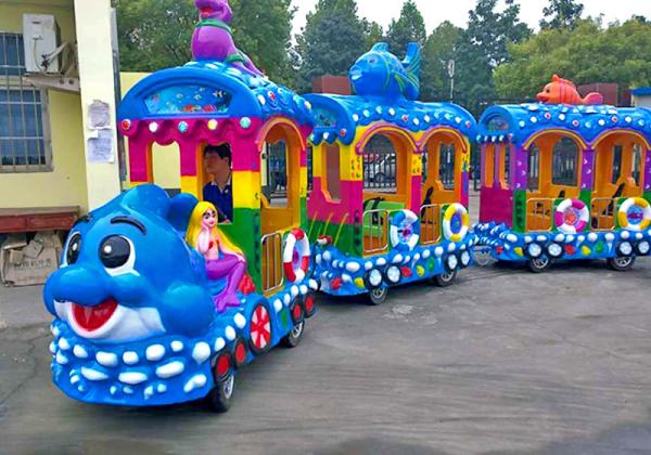 Buy cheap Amusement Park Tourist Train Rides Electric Ride On Train For Kids CE Approved from wholesalers