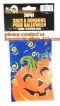 gravure printing halloween party bag, cute design food grade plastic cookie