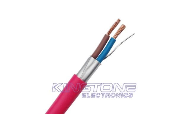 Buy cheap FRLS Shielded 0.75mm2 Fire Resistant Cable , Solid Copper Silicone Insulation from wholesalers