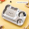 Buy cheap 304 Stainless Steel Kids Dinner Plates Rectangle Smooth Edges from wholesalers