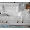 Buy cheap Paper Veneer Casket Solid Wood Caskets Wood Veneer MDF Caskets Cardboard Caskets European Coffins from wholesalers