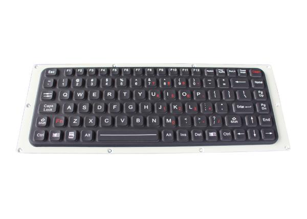 Buy cheap 90 Keys Silicone Rubber Industrial Keyboard IP65 Waterproof Antimicrobial Keyboard from wholesalers