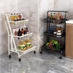 Anti Corrosion Telescopic 25kg Bearing Metal Trolley Cart