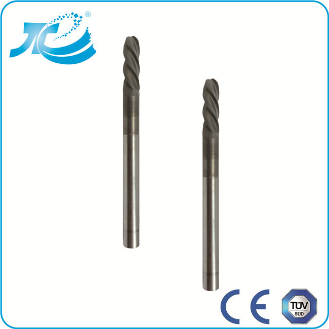 1mm 2mm 3mm Diameter 4 Flute End Mill for Stainless Steel / Roughing To Finishing