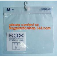 Buy cheap Sinicline hot sale underwear bag white hanger pvc waterproof bag with zip lock product