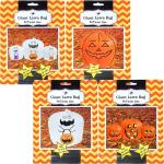 Halloween Decorative Giant Lawn Bags Pumpkin Shape With Twist Ties