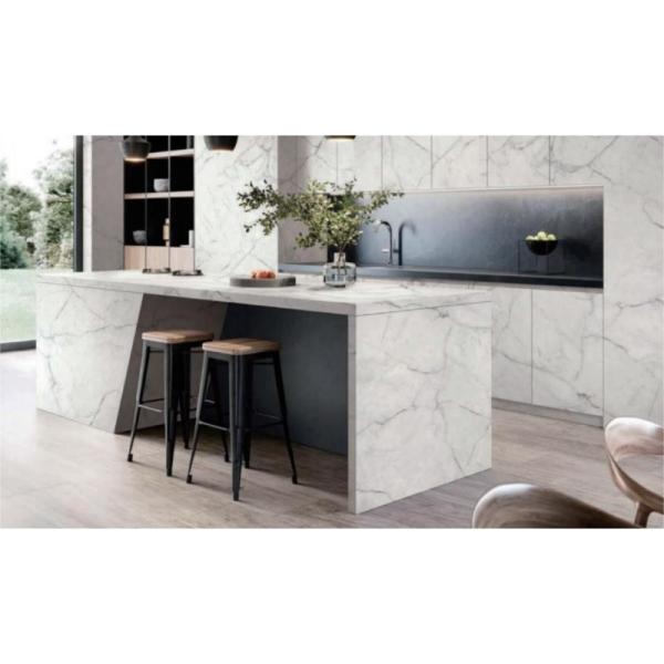 Buy cheap 3200*1600 Quartz Effect Worktops 2cm Modern White Quartz Countertops from wholesalers