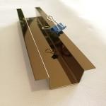 Brushed Finish Gold Stainless Steel Tile Trim 201 304 316 wall ceiling frame