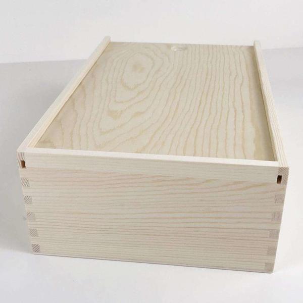 Quality CARB Customized  Unfinished Wooden Craft Boxes Bulk Timber Wooden Box for sale