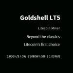 Goldshell Lt5 2.05gh/S 2080W LTC Asic Miner Machine Doge Coin