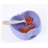 Buy cheap Baby Silicone Dining Plate Apple Shaped Baby Silicone Supplementary Food Bowl Baby Self Feeding Non Slip Silicone Bowl from wholesalers