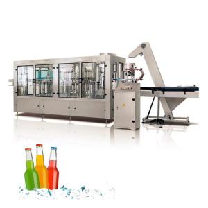 Wholesale Glass Bottled Liquid Filling Machine Automatic Sparkling Water Production Line from china suppliers